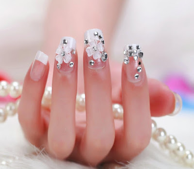 Uñas Decoradas con Flores 2017 Uñas Decoradas con Flores 2017