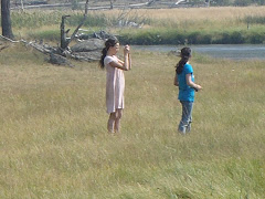 Izzie and Marya, Yellowstone Park