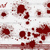 18 Splatter Blood Textures PNG.