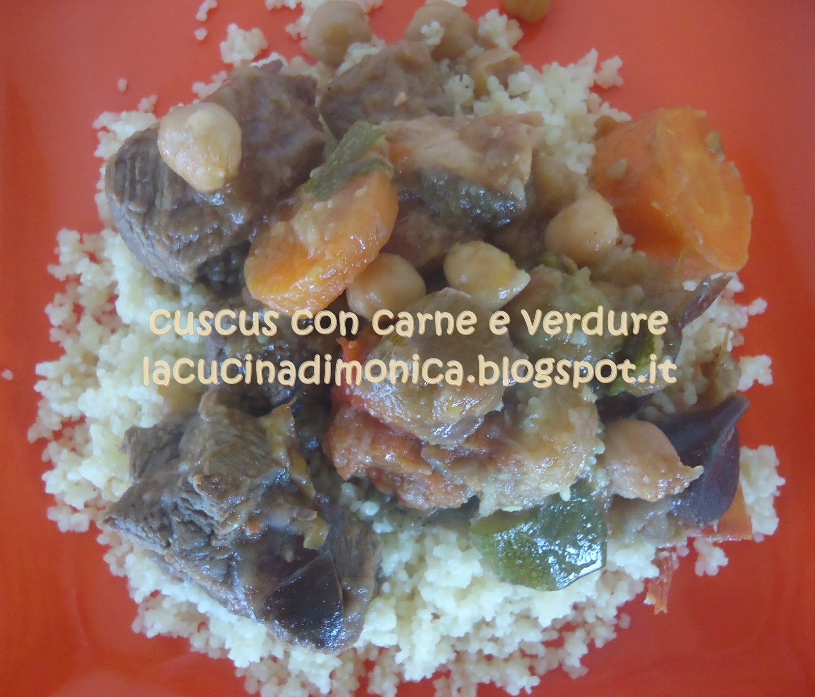 cuscus di carne e verdure