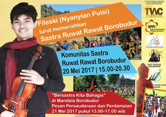 "Sastra Ruwat Rawat Borobudur"  20-21 Mei 2017