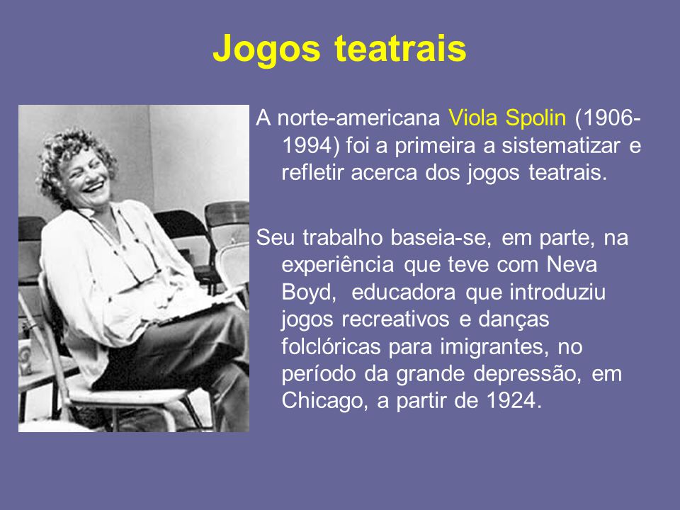 Jogos Teatrais - O fichário de Viola Spolin