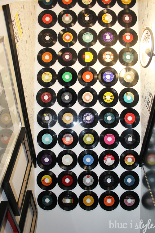 Diy With Style How To Cover A Wall In Vinyl Records Damage Free Creating Record Feature Wall