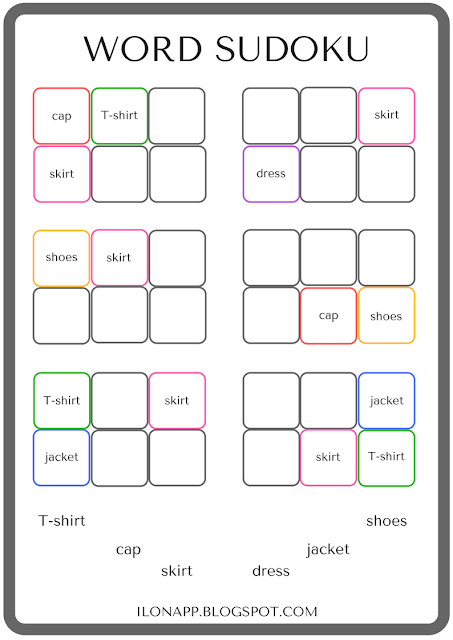 word sudoku słowne sudoku word sudoku słowne sudoku