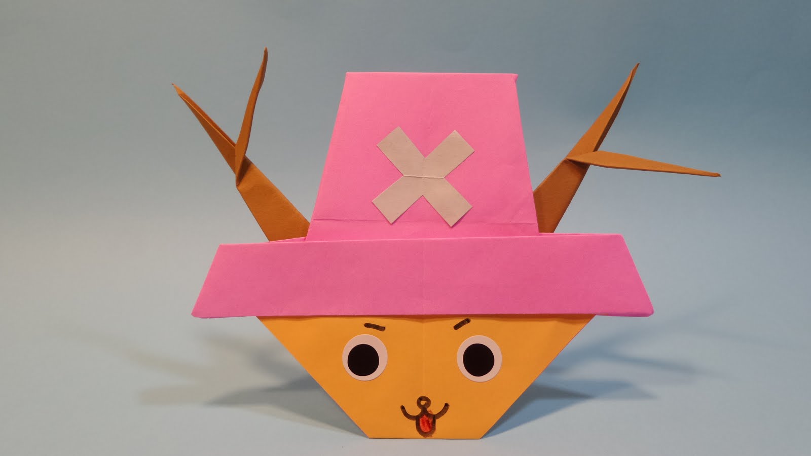 MAY origami 원피스 귀여운 사슴괴물 쵸파 종이접기 OrigamiConfetti Chopper