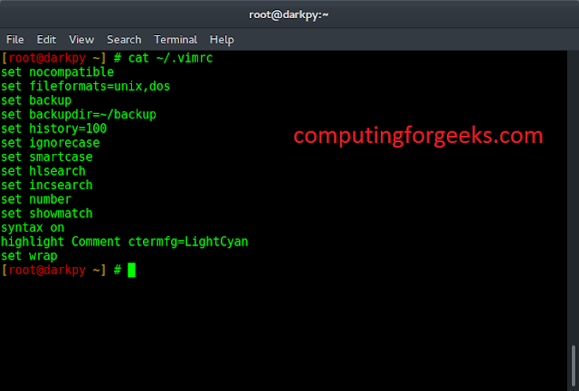 Top Things to do after fresh installation of CentOS 7.x minimal 6 vim