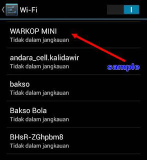 wifi setting