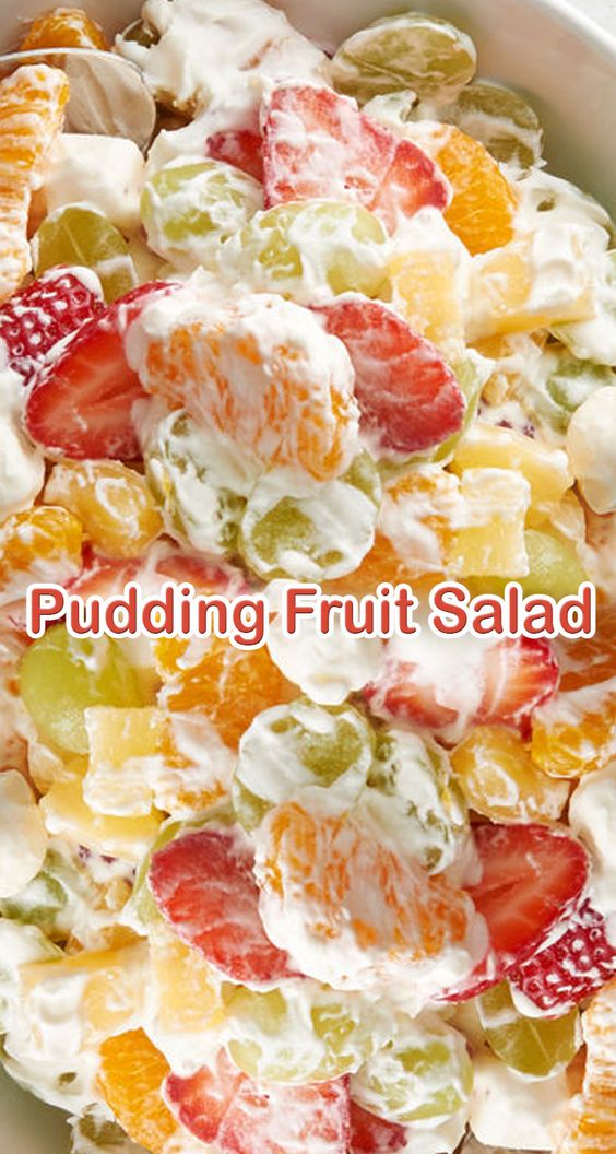 Pudding Fruit Salad