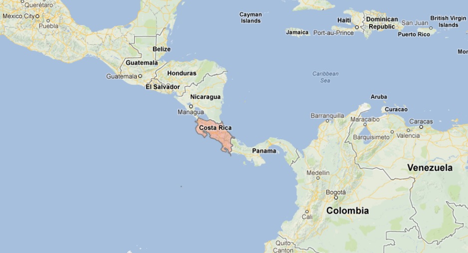 ☀ Rooms for rent in San Jose, Costa Rica ☀ OUR LOCATION