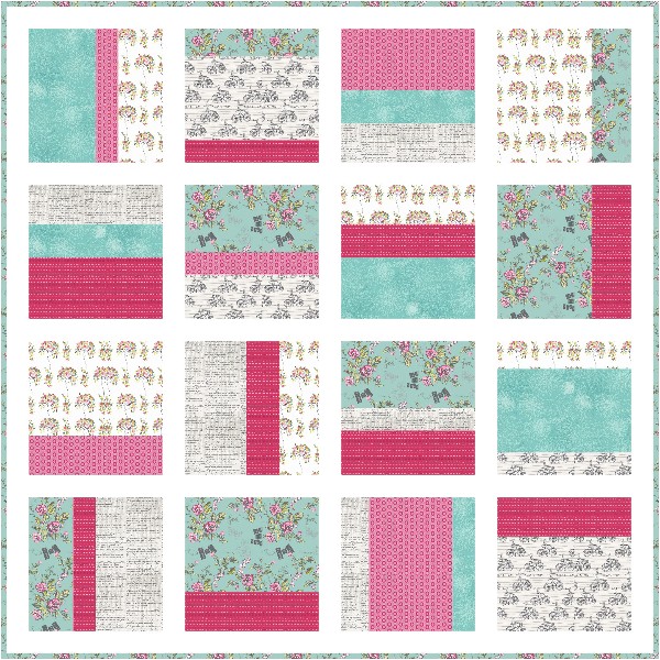 Fort Worth Fabric Studio Cherie Jubilee A New Quilt Kit