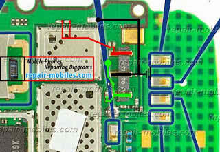 Nokia Asha 311 Battery Connector Problem Solution    Nokia Asha 311 Battery Connector Problem Solution. Chack This Red mark Line. Make This Jummper use  Copper coil. This is nokia asha 311 Battery Connector Problem Solution....  