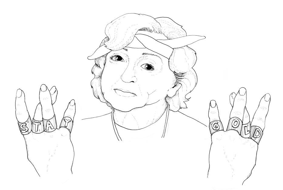 Illustration and Such.: Betty White Celebrity Portrait