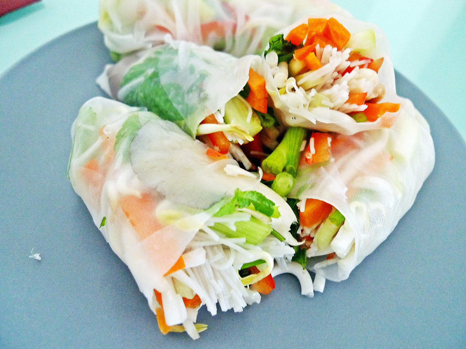 Free From The Three Vietnamese Style Rice Paper Rolls