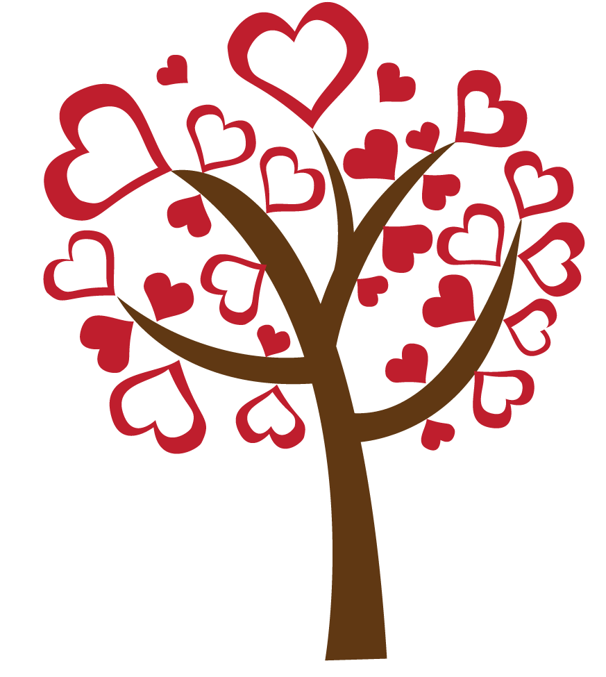 clipart tree with hearts - photo #5