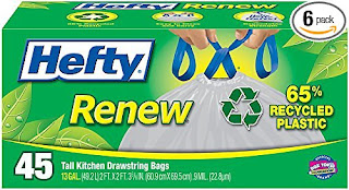hefty recycled trash bags