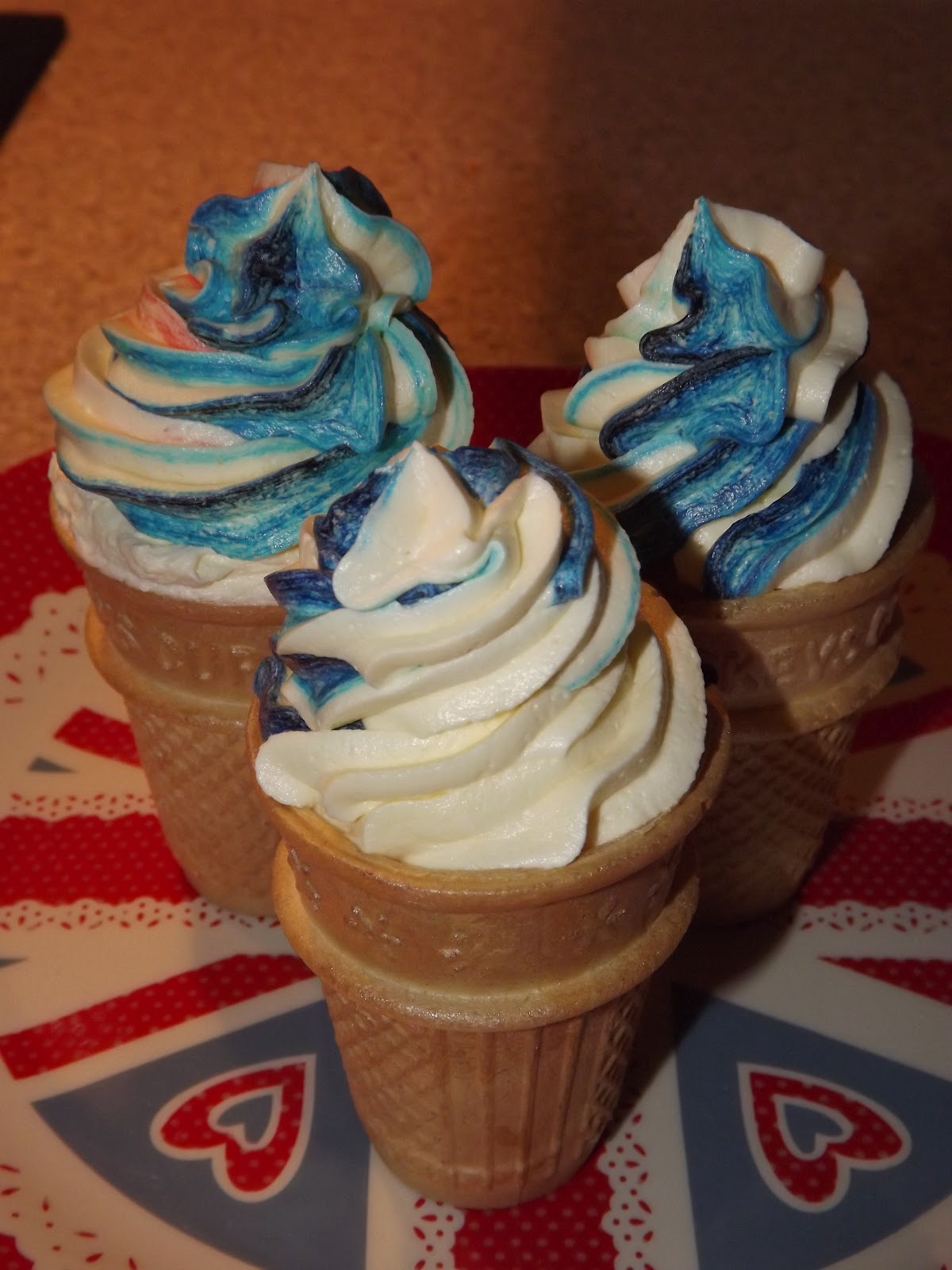 Icing...so sweetly Ice Cream Cupcakes