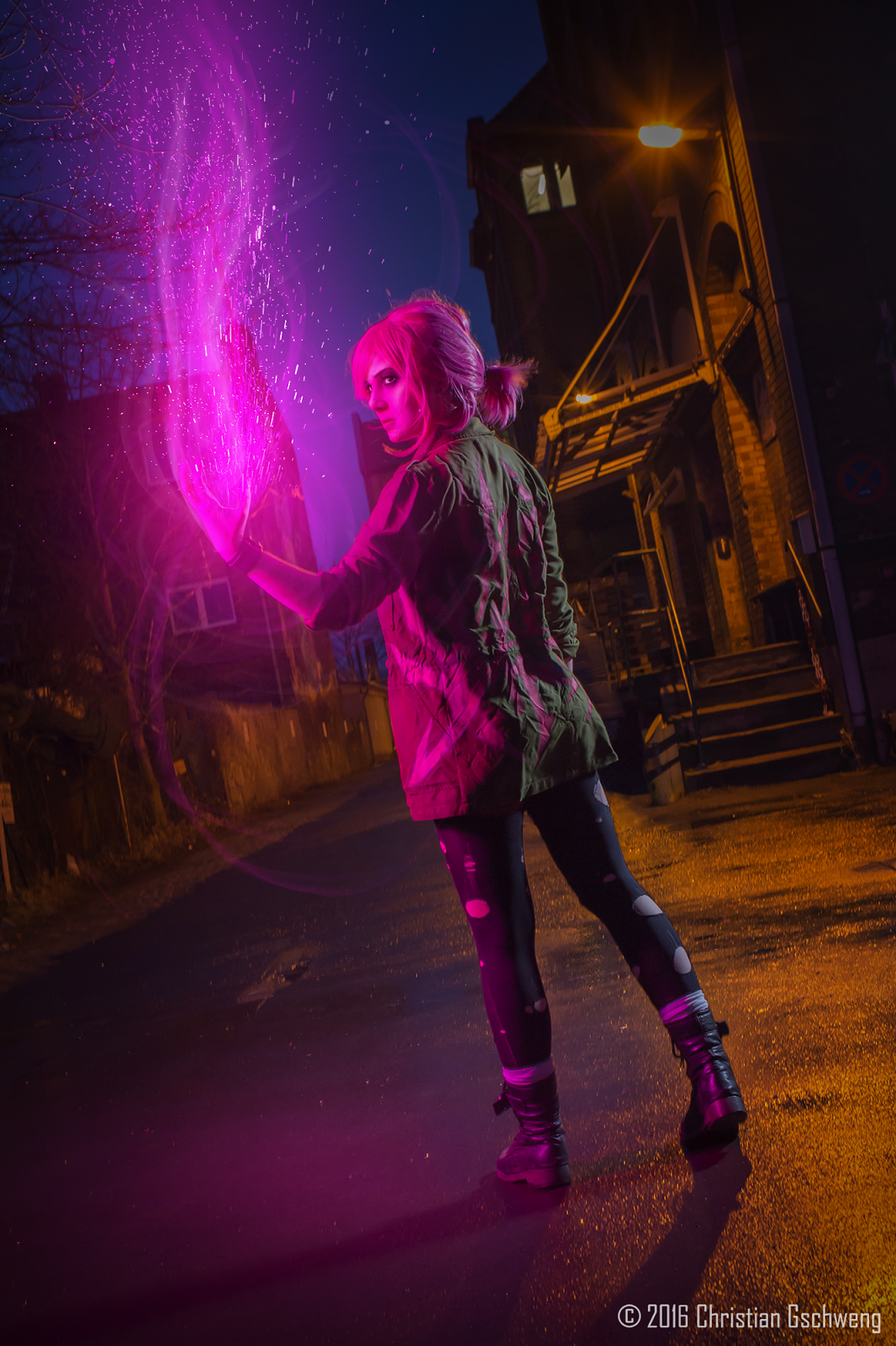 Cosplay Abigail Walker (Fetch) from InFamous: Second Son.