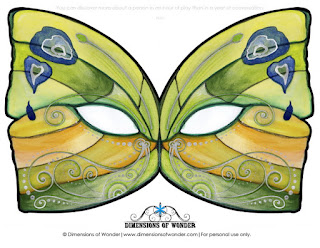 Каронавальная маска-бабочка