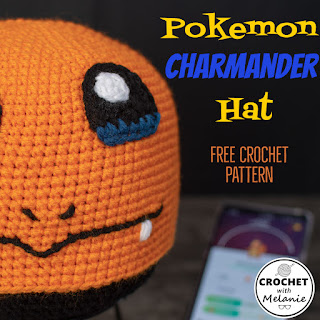 Pokemon Charmander Hat - Crochet Pattern