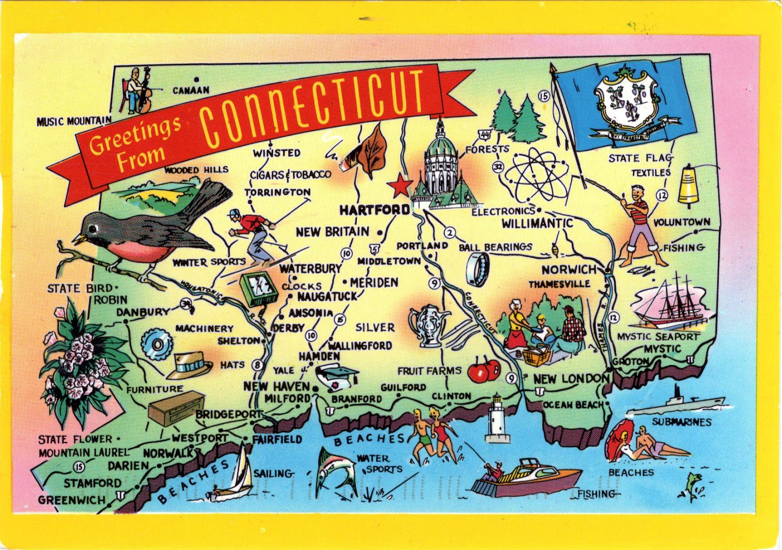 WORLD, COME TO MY HOME! 2108 UNITED STATES (Connecticut) Connecticut