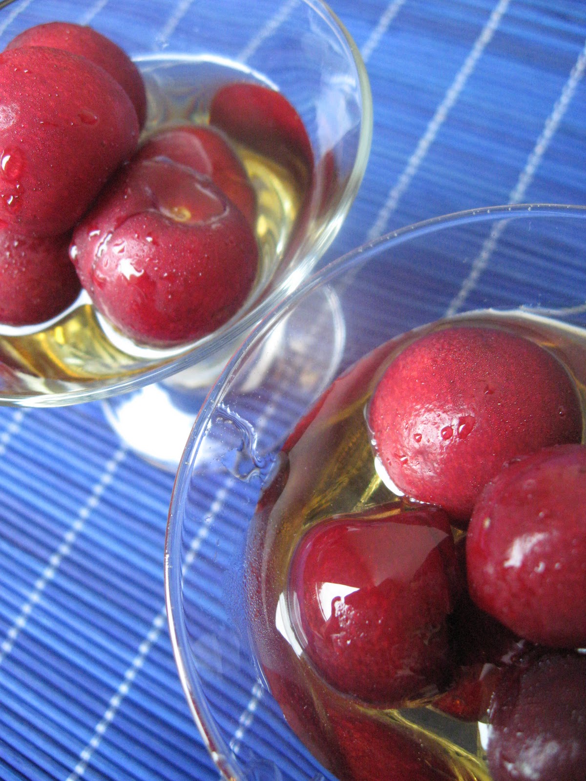 Morsels and Musings cherries in amaretto syrup