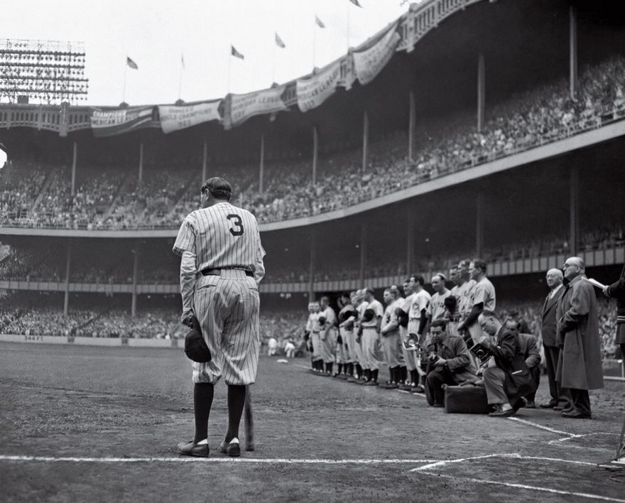 #86 The Babe Bows Out, Nat Fein, 1948 - Top 100 Of The Most Influential Photos Of All Time #86 The Babe Bows Out, Nat Fein, 1948 - Top 100 Of The Most Influential Photos Of All Time