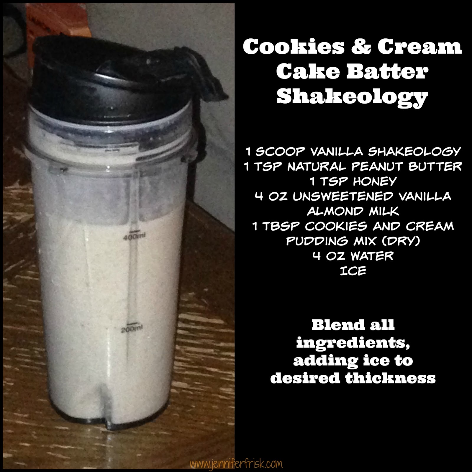 Joy in the Journey Midweek Mealtime Cookies and Cream Cake Batter