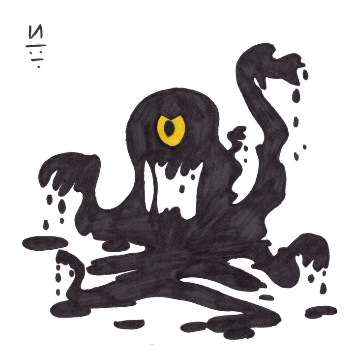 MY MAD MAD MAD MAD MONSTERS 4 ME Mean OneEyed Oil Monster