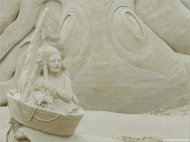 Esculturas de Arena de Revere Beach: The Monstrous Gorge de Leonardo Ugolini Esculturas de Arena de Revere Beach: The Monstrous Gorge de Leonardo Ugolini