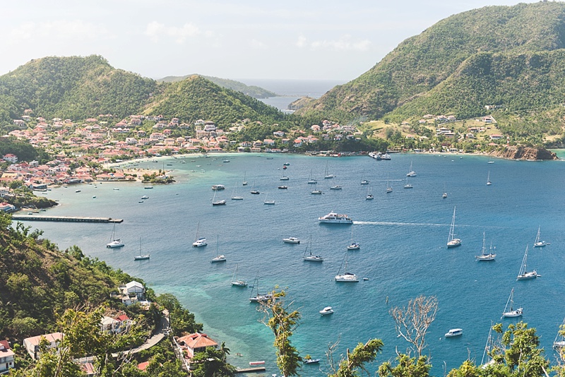 Les Saintes in the Guadeloupe Islands seen from Fort Napoleon