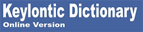 Image result for from Keylontic Dictionary Website