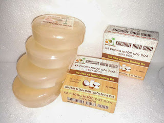 Souvenirs Vietnam Handmade Coconut Milk natural soap 100g