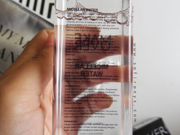 micellar water make over