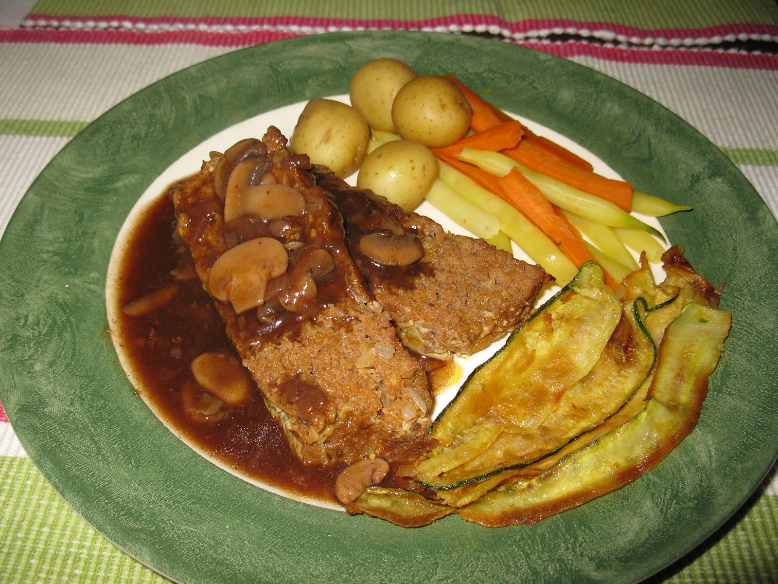 Ma cuisine...sans prétention Pain de viande sauce brune aux champignons