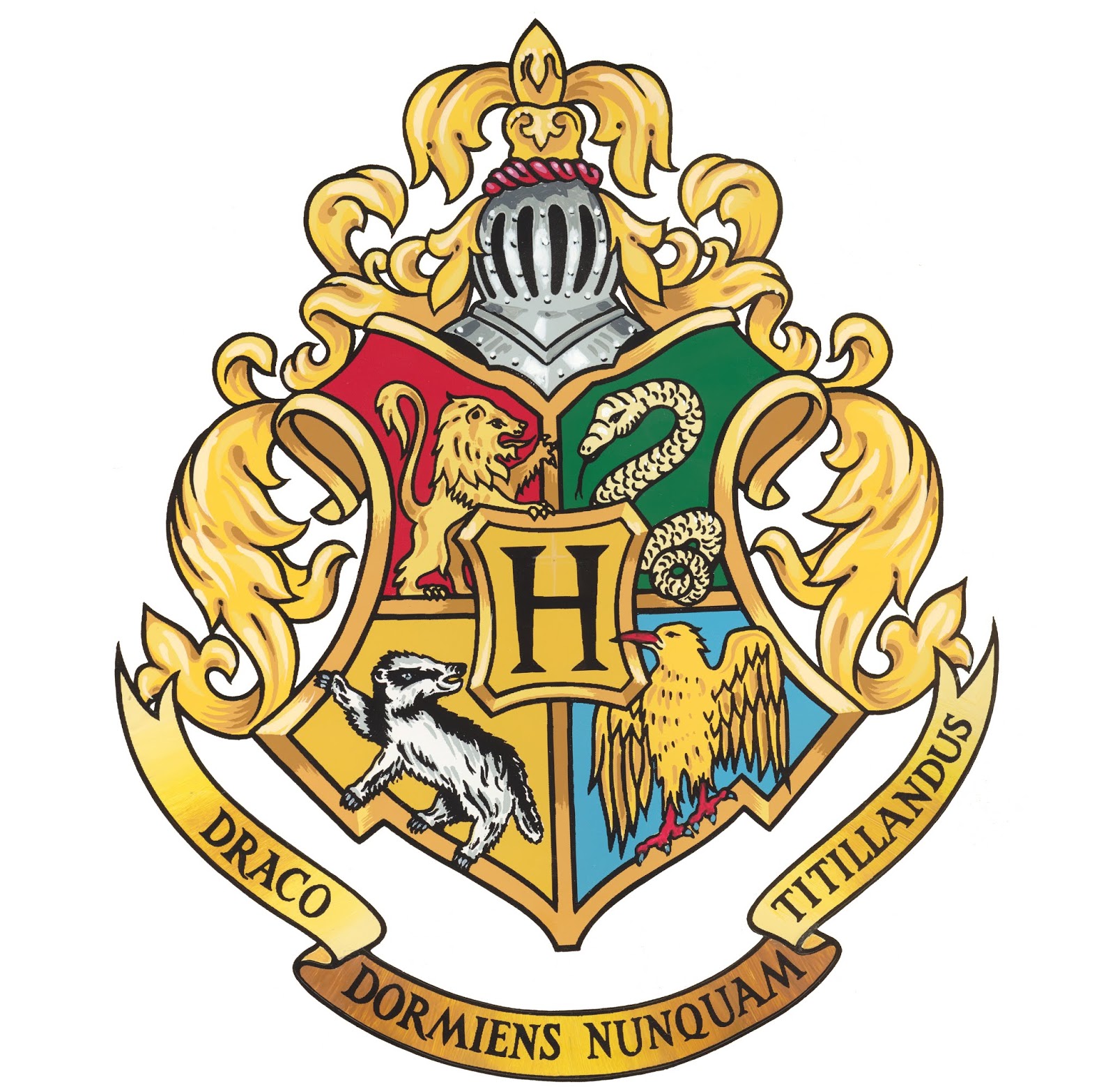 Harry Potter House Crests Simple