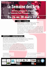 Troisième édition de la Semaine des Arts UFR Arts, esthétique et philosophie de l’université Paris