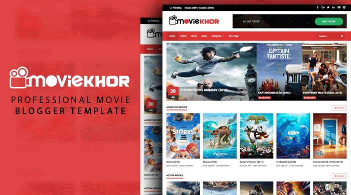 MovieKhor MovieKhor - Professional Movie Blogger Template