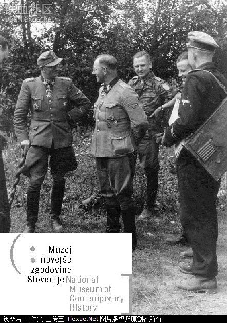 NAZI JERMAN Foto Herbert Otto Gille, Komandan Divisi SS Wiking