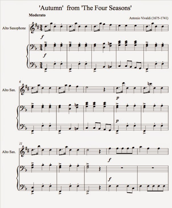 vivaldi autumn piano vivaldi autumn piano