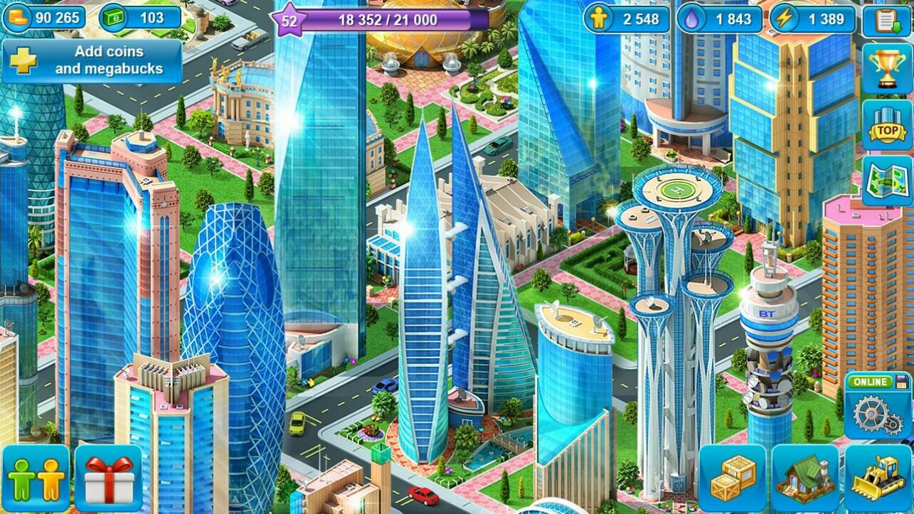 Game membangun kota besar untuk Android Game membangun kota Android online