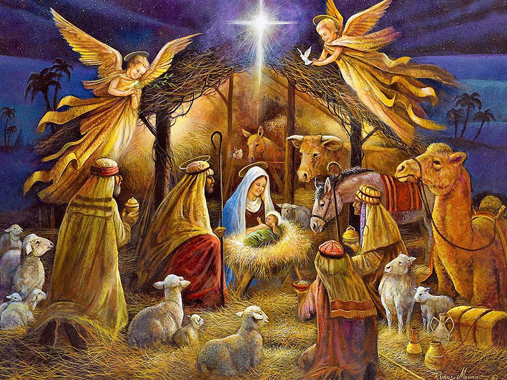 Abençoado e Santo Natal com a luz do Menino Jesus!