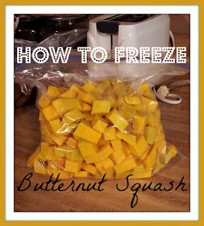 Mixed Bag Mama: How to Freeze Butternut Squash