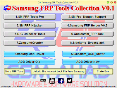 Samsung Best FRP Tools Collection V0.1 Free Download