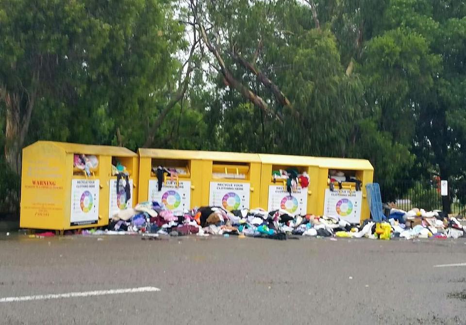 Charity Bins Are Not Personal Dumping Grounds Wallsend MP 2NURFM