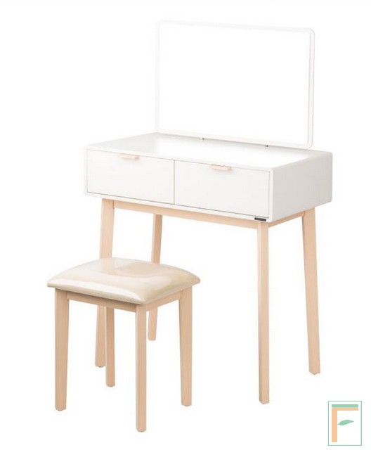 Set Meja Rias Minimalis Modern Dengan Konsep Cermin Bukaan