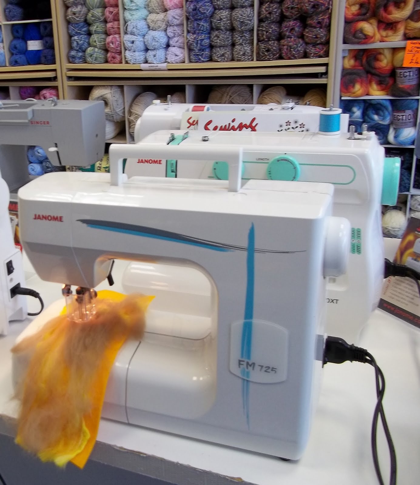 Sew Janome Embellisher Creative Stitches at Aintree Racecourse!