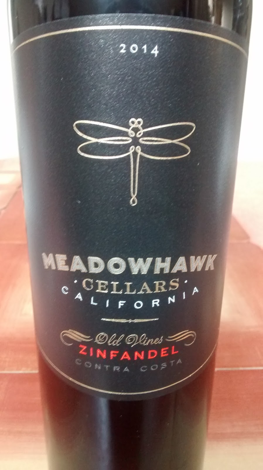 veryvinous Meadowhawk Cellars . California. Old Vines Zinfandel 2014