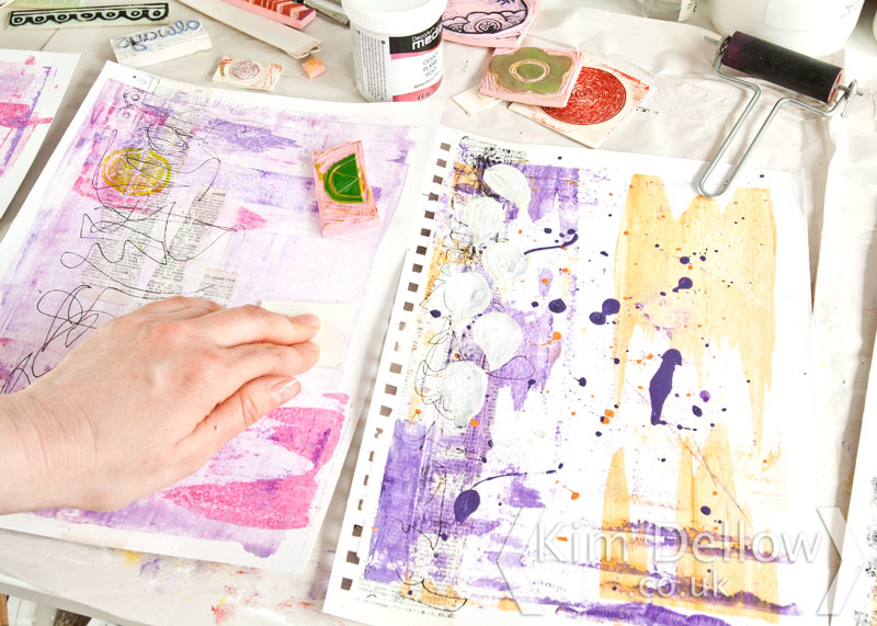 Making marks on my wip Making marks on my wip