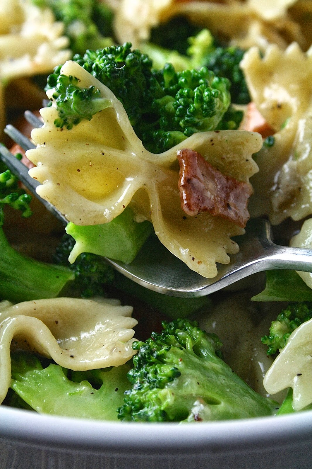 Oregon Transplant Creamy Bacon Broccoli and Brie Pasta