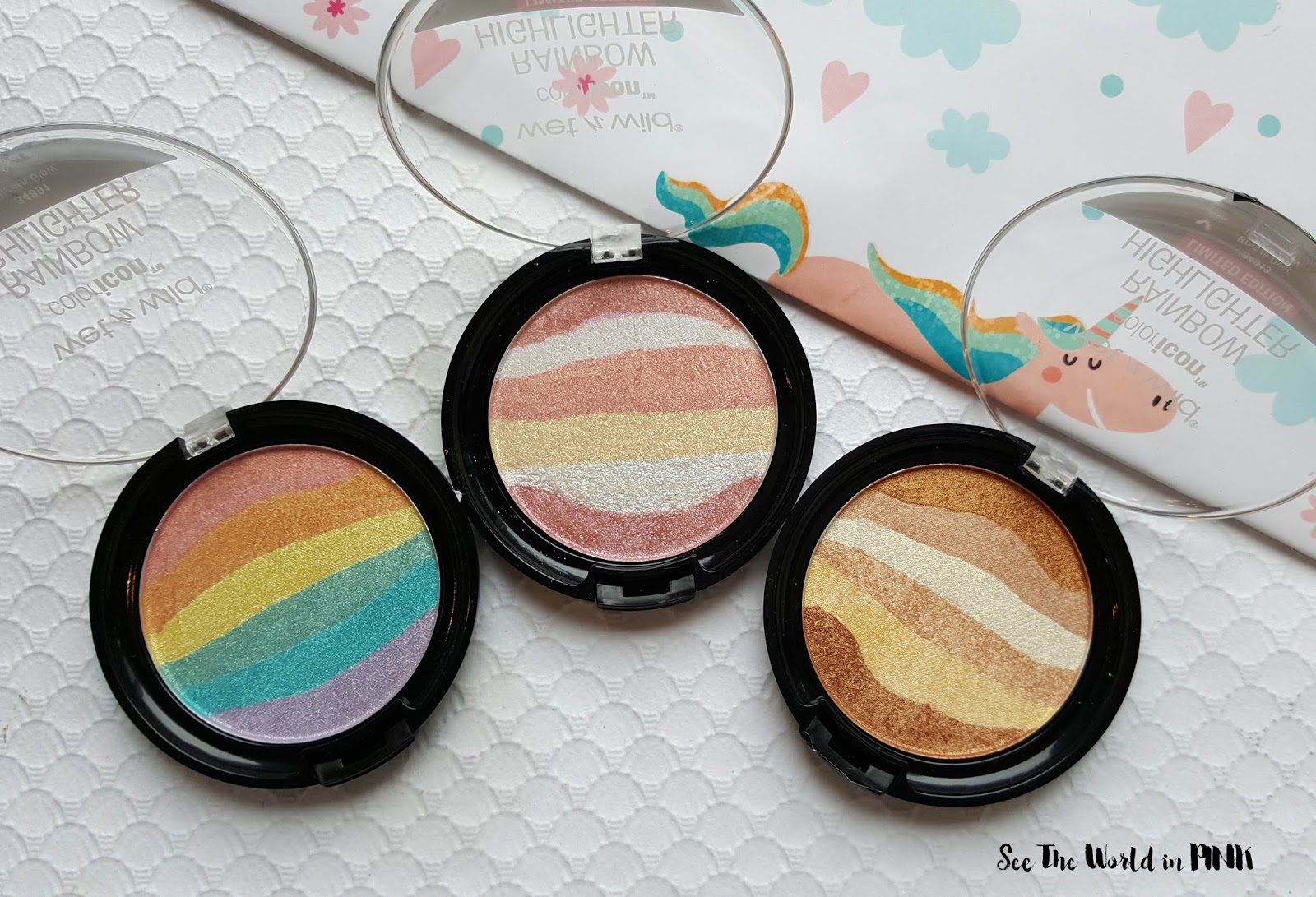 Wet 'N Wild Unicorn Glow Whole Summer Collection - Rainbow Highlighters and More! 